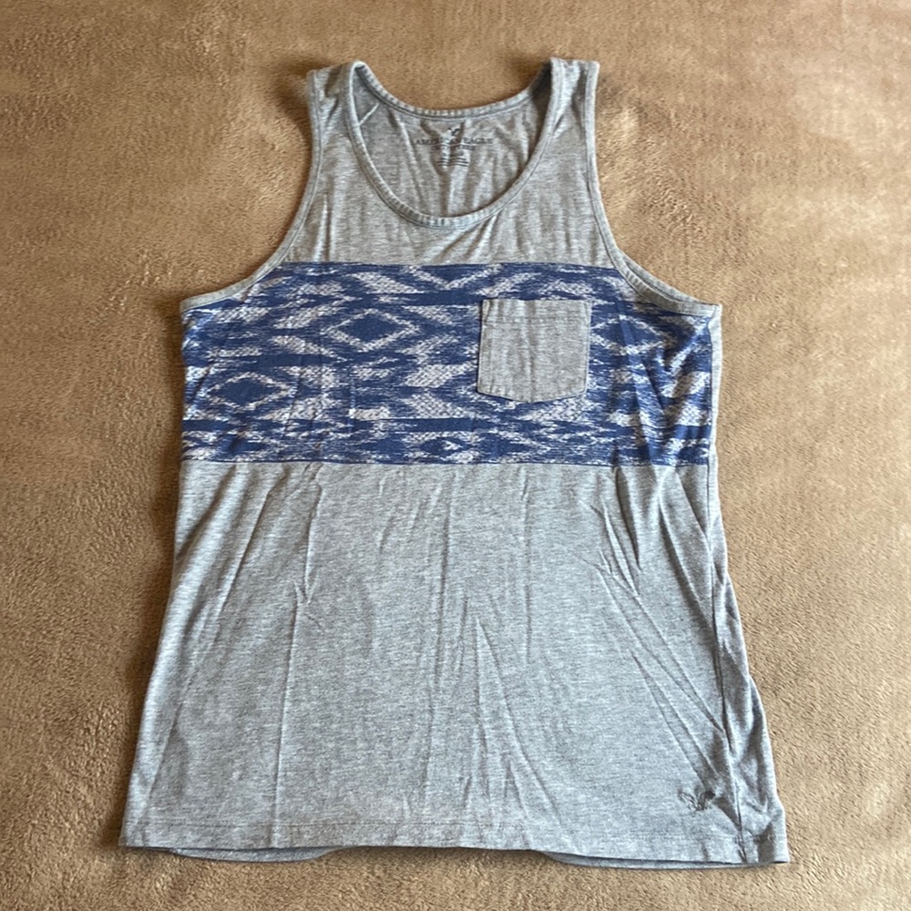 *SOLD* American Eagle Tank top | Colors: Gray & Blue | Size: XS